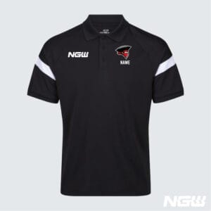 BUCS Polo Shirt Black/White - Adult
