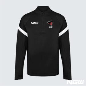 BUCS 1/4 Zip Mid Layer Black/White - Adult